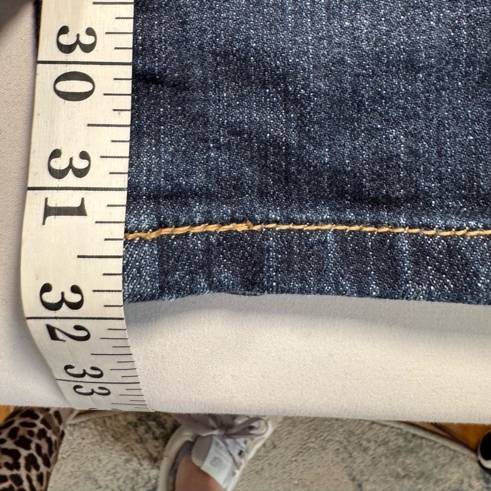 Seven7 Dark Blue Straight Leg Women's Jeans - Picture 3 of 6